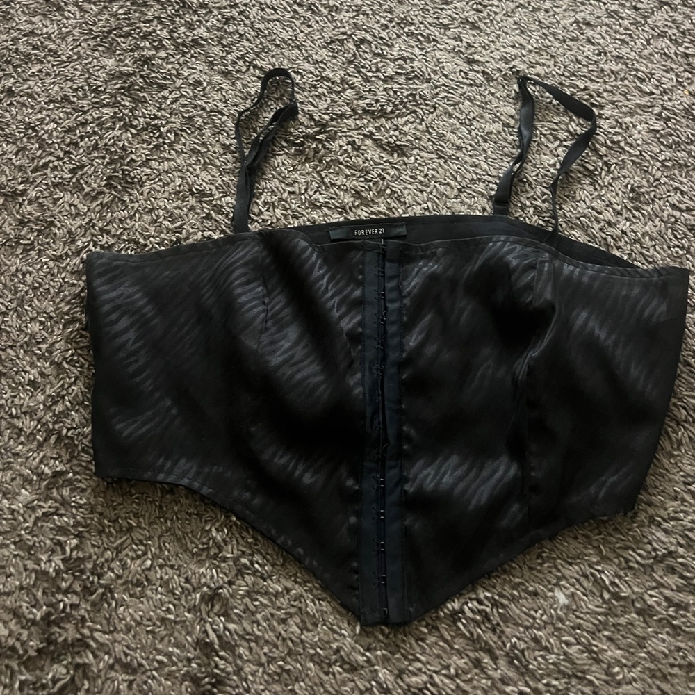 Forever 21 Black Dress with Branded Neck Label